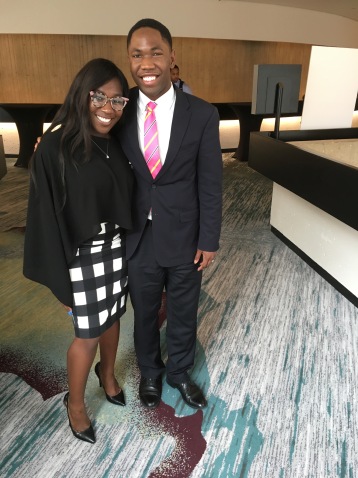 NABJ Student Rep and Doni Holloway, NABJ's 2018 Student Journalist of the Year